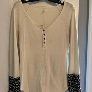 Free people classic thermal in ivory